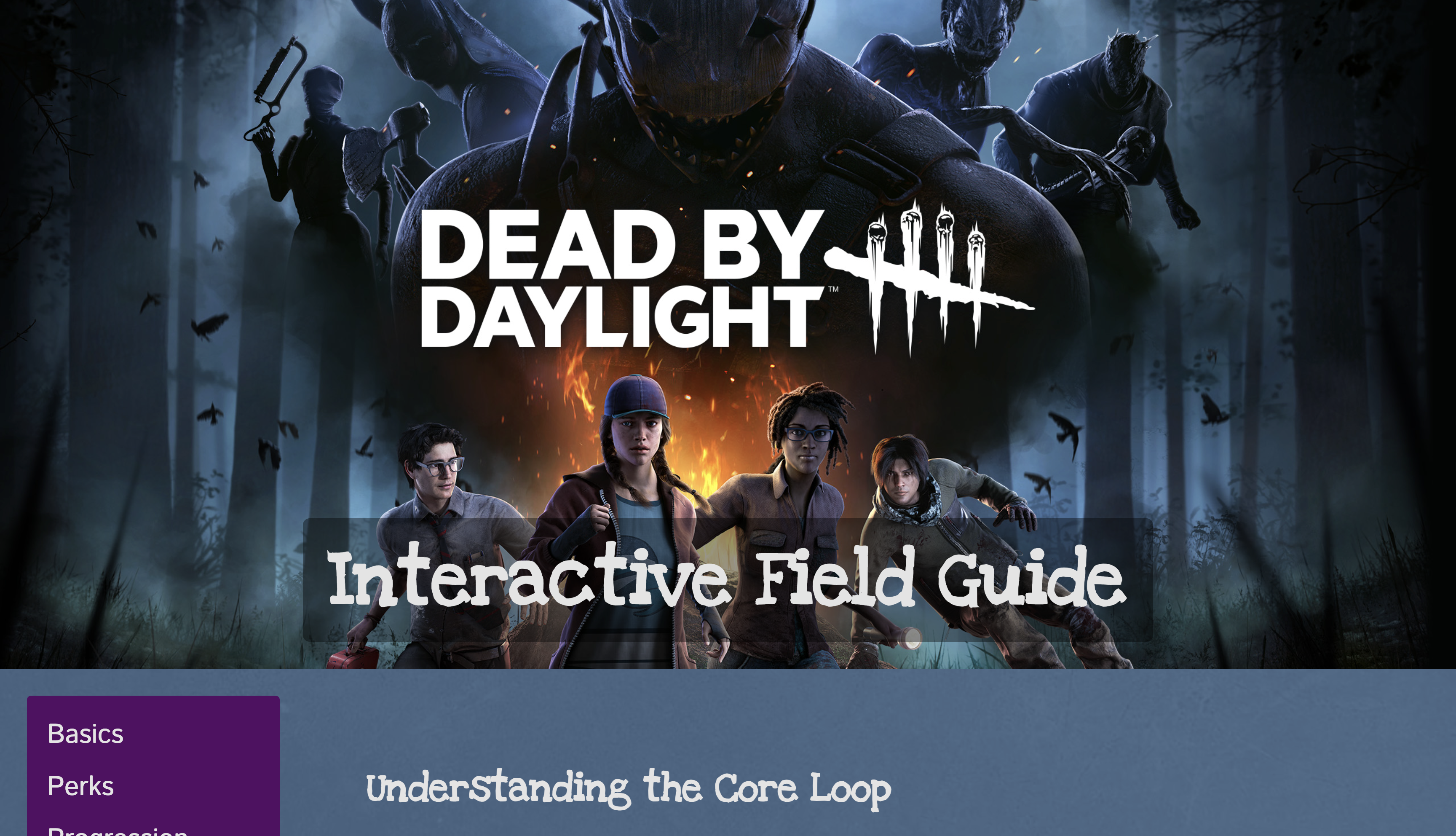 picture of field guide site