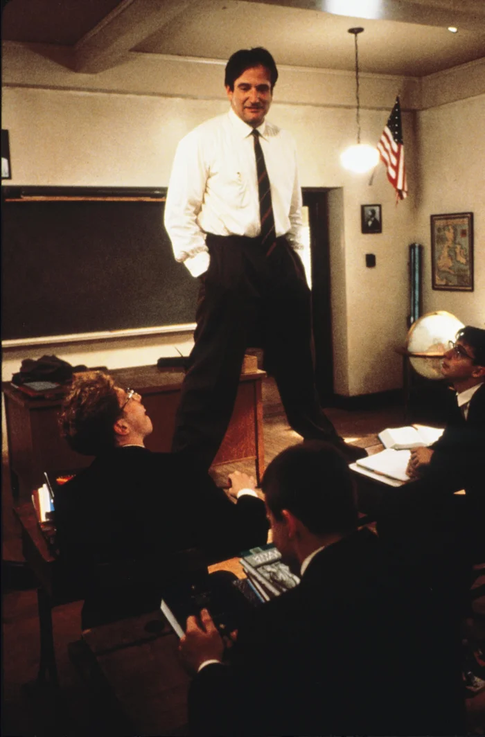 Dead Poets Society scene