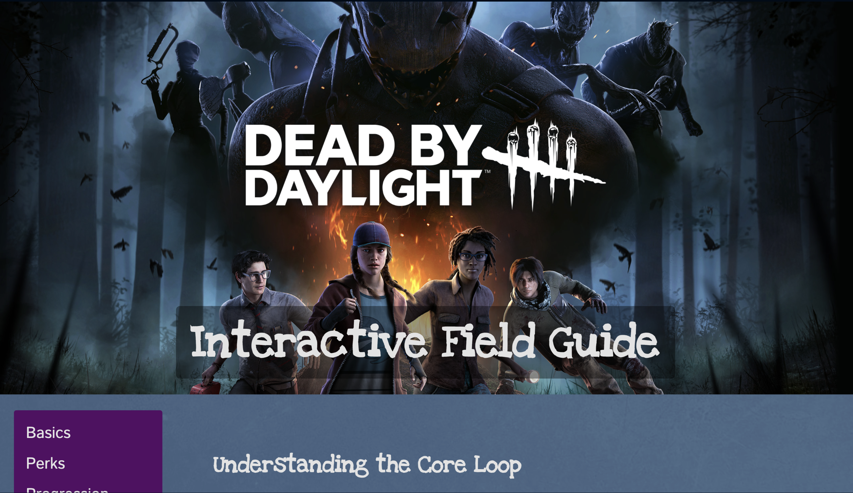 picture of field guide site